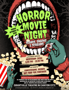 Horror Movie Night (RATED R)