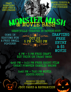 MONSTER MASH AND MOVIE BASH